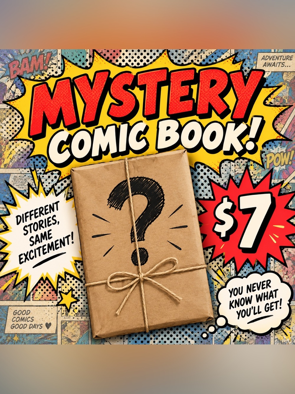 Mystery Comic Book!! 📕